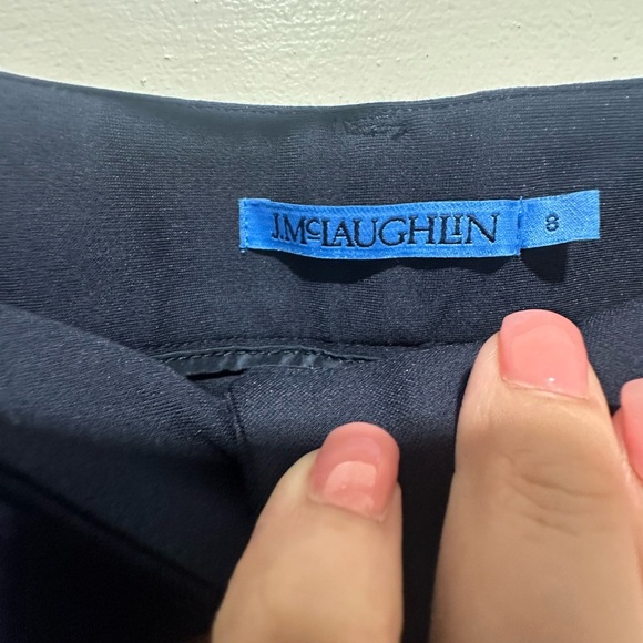 J. McLaughlin Deanne Pants Winter Navy Tailored Professional Size 8 NWOT $188 - Picture 5 of 5